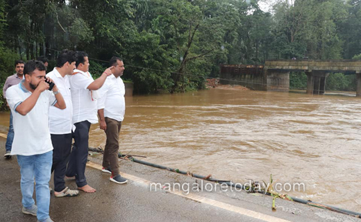 Khader, Nalin visit affected areas
